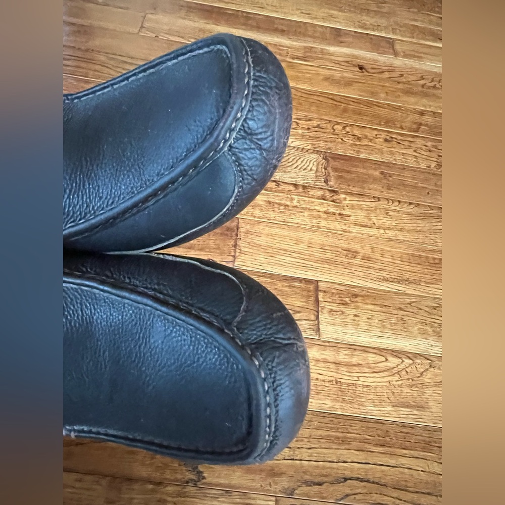 UGG Men's Ascot Loafer Slipper Leather Upper Brown Size 13 EE (Extra Wide) - Picture 13 of 14